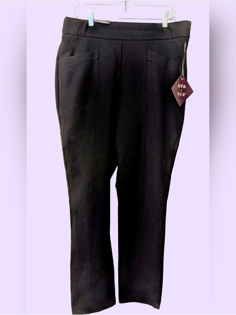 Ava & Viv Black Skinny Ponte Pants